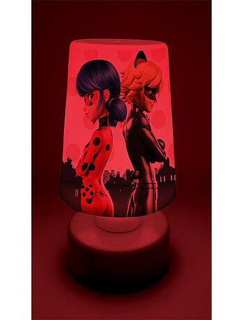 Veilleuse poussoir multicolore Miraculous Ladybug - 11.5 cm