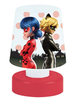 Veilleuse poussoir multicolore Miraculous Ladybug - 11.5 cm