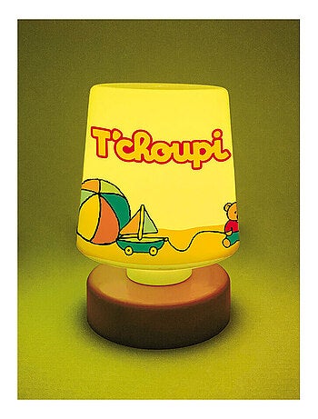 Veilleuse poussoir multicolore T'choupi - 11.5 cm