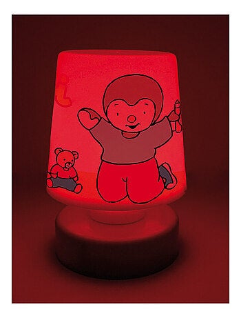 Veilleuse poussoir multicolore T'choupi - 11.5 cm