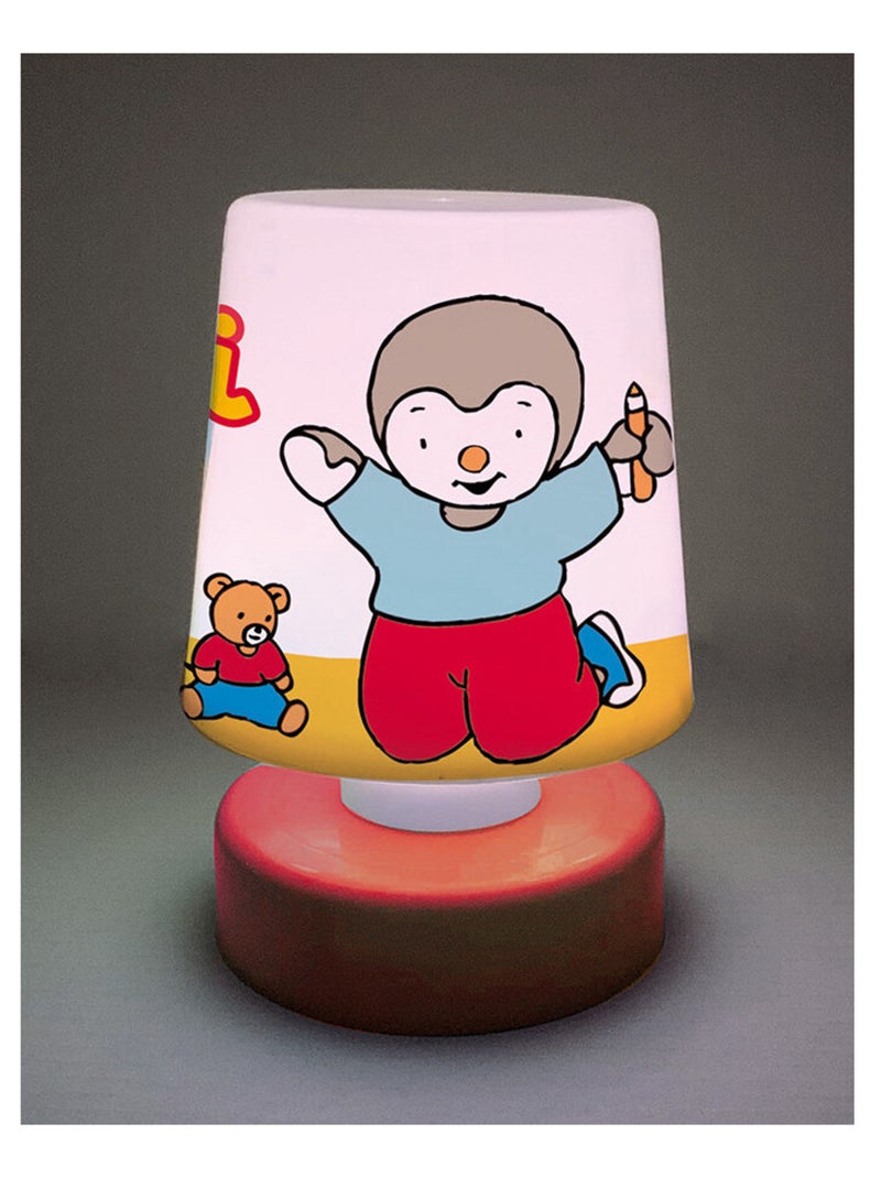 Veilleuse poussoir multicolore T'choupi - 11.5 cm Multicolore - Kiabi