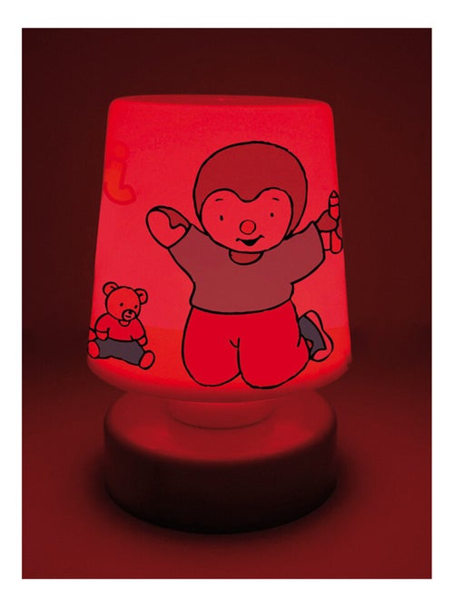 Veilleuse poussoir multicolore T'choupi - 11.5 cm - Kiabi