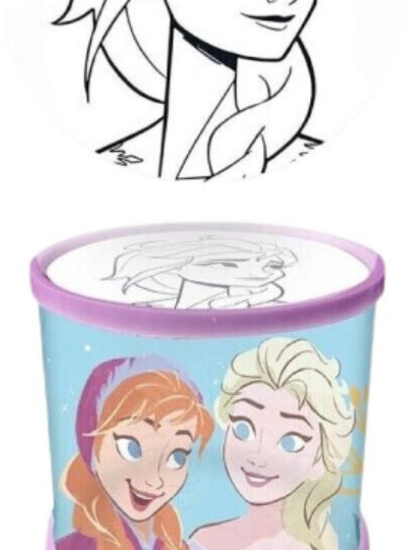 Veilleuse projecteur - Elsa & Anna - La Reine des Neiges - 12 cm Rose - Kiabi