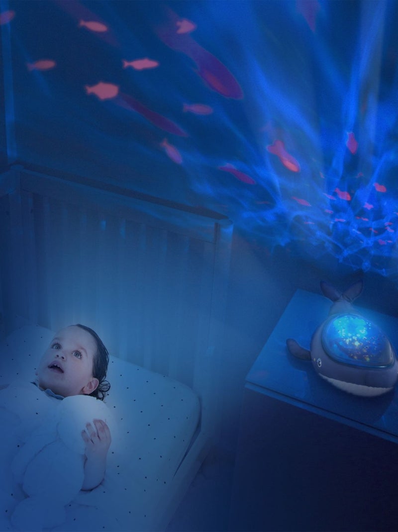 Veilleuse projecteur Baleine Aqua Dream Bleu - Kiabi