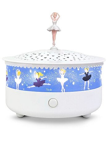 Veilleuse projecteur d'étoiles Ballerine