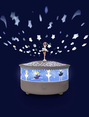 Veilleuse projecteur d'étoiles Ballerine