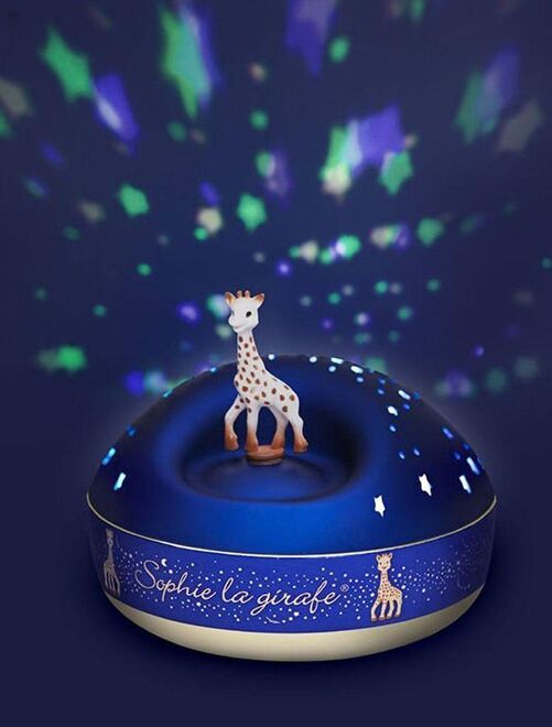 Veilleuse projecteur d'étoiles musical sophie la girafe - Kiabi