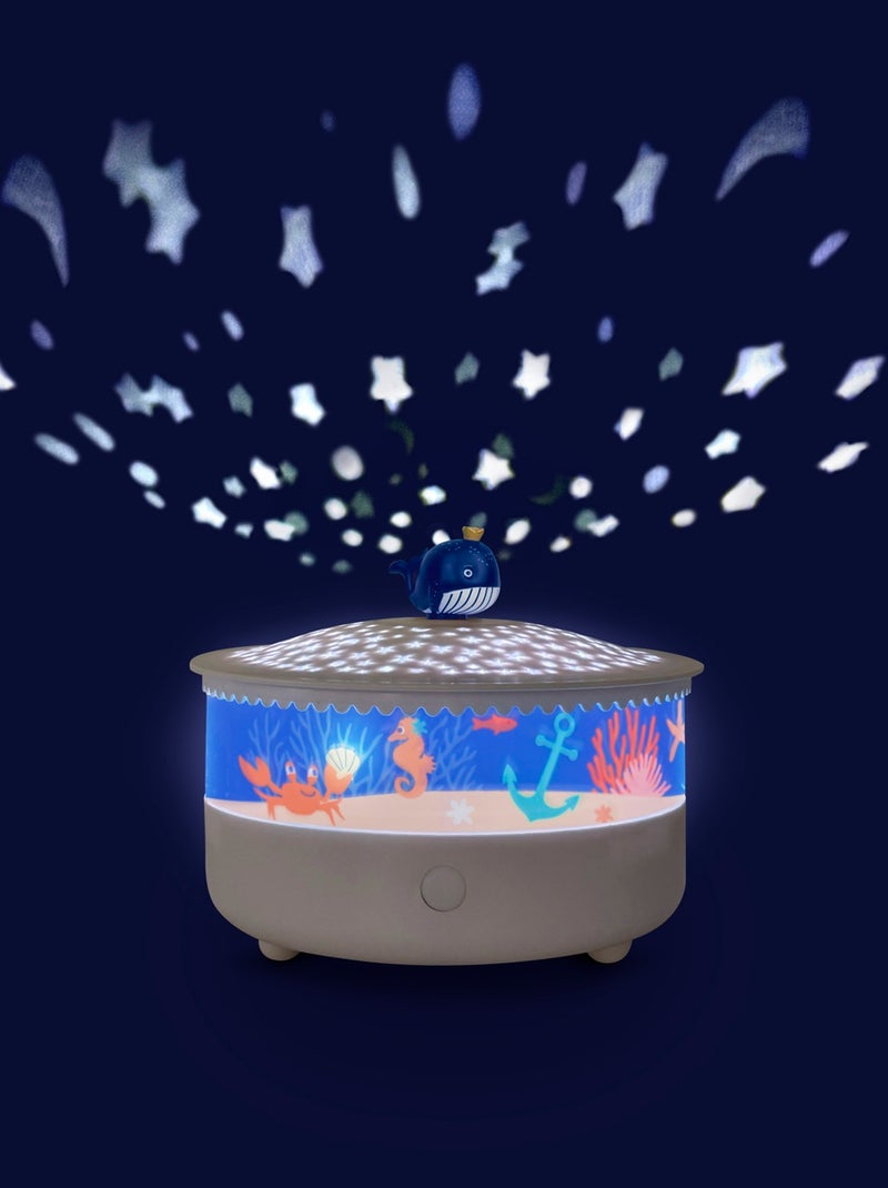 Veilleuse projecteur d'étoiles Océan Blanc - Kiabi