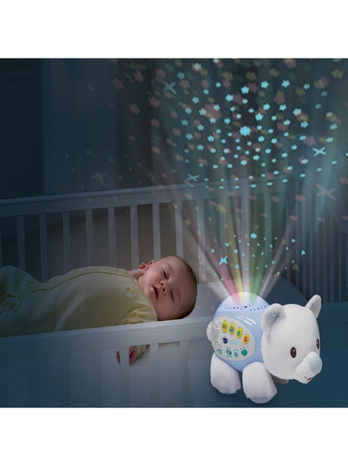Veilleuse projecteur d'étoiles Ourson Dodo Nuit étoilée - Kiabi