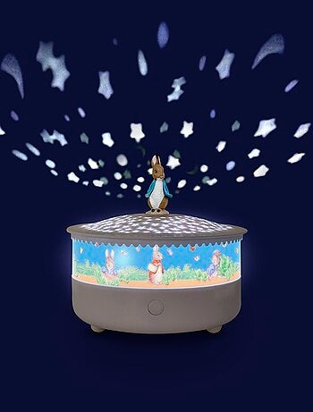Veilleuse projecteur d'étoiles Pierre Lapin
