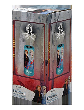 Veilleuse projecteur Disney La Reine des Neiges - Anna et Elsa - Bleue - 19 cm