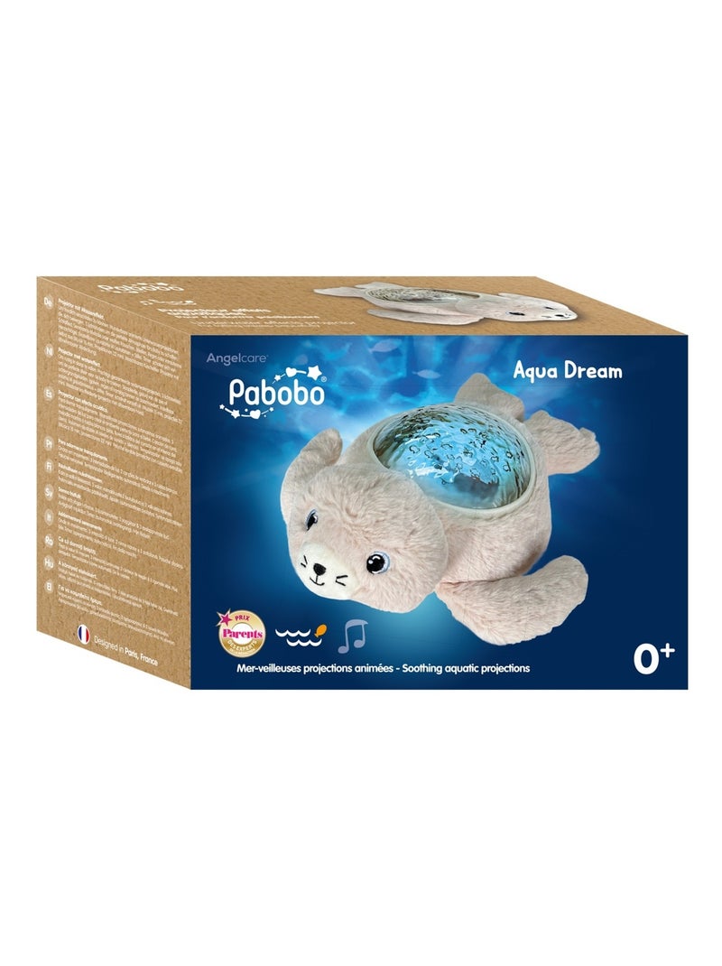 Veilleuse projecteur Phoque Aqua Dream Beige - Kiabi