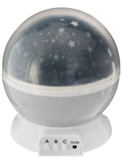 Veilleuse projecteur rotative étoile - Kiabi