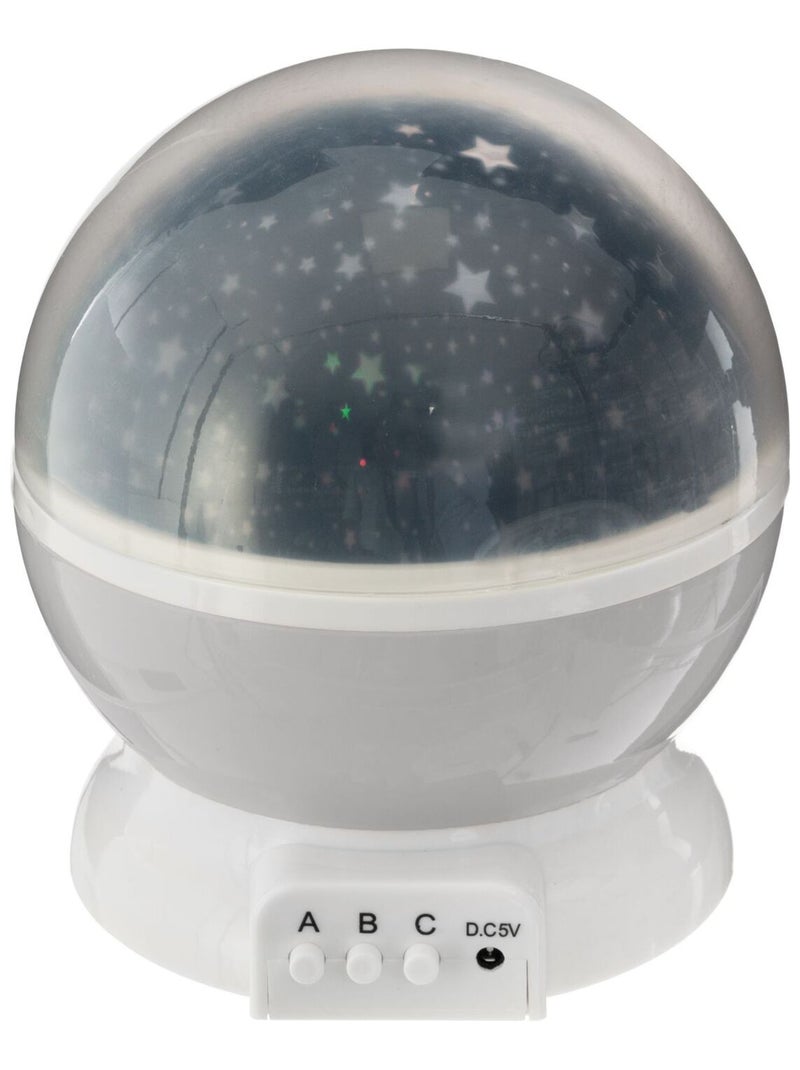 Veilleuse projecteur rotative étoile Bleu - Kiabi