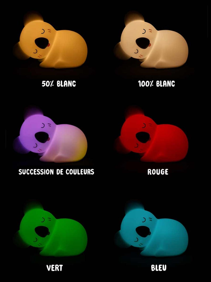 Veilleuse rechargeable souple koala Blanc - Kiabi