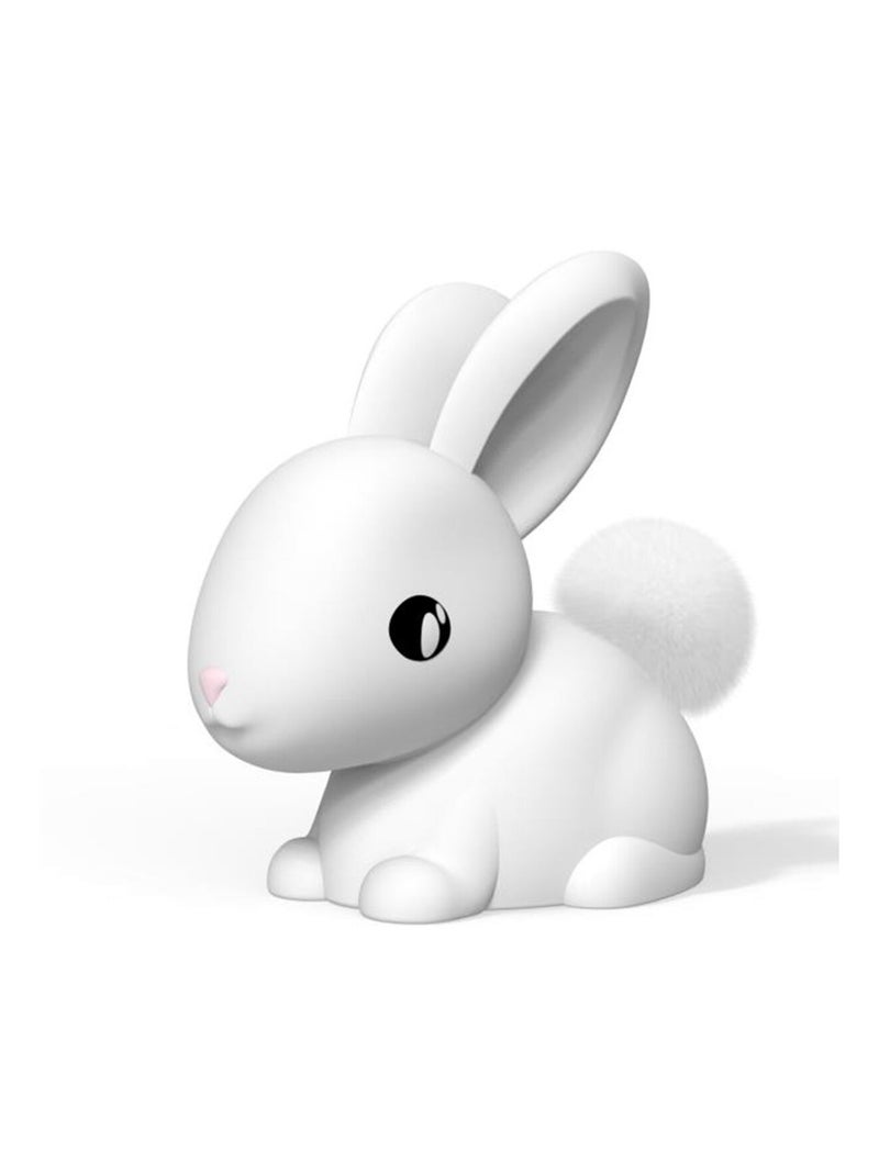 Veilleuse rechargeable souple lapin Blanc - Kiabi