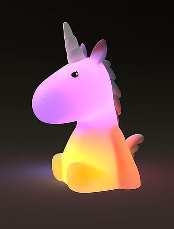 Veilleuse rechargeable souple licorne