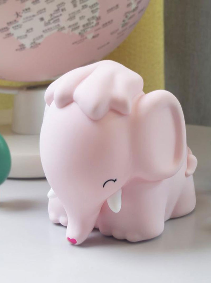 Veilleuse rechargeable souple Maya léléphante Rose - Kiabi