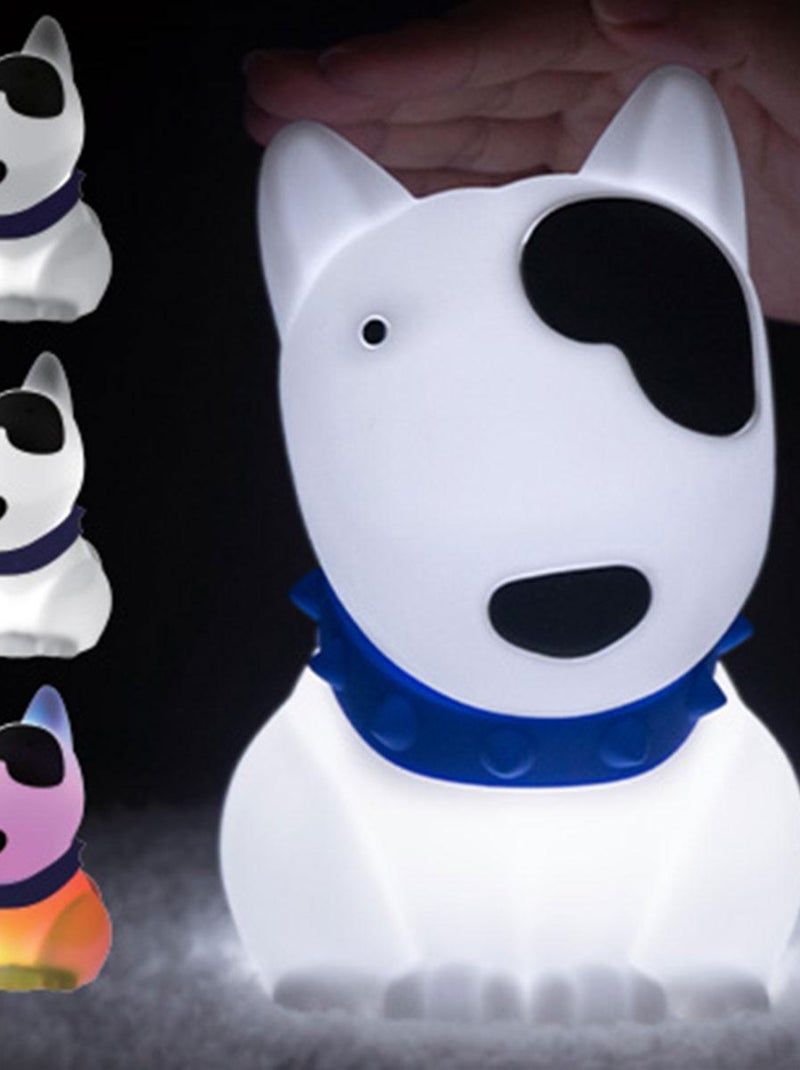 Veilleuse souple en silicone - Bob le chien Blanc - Kiabi