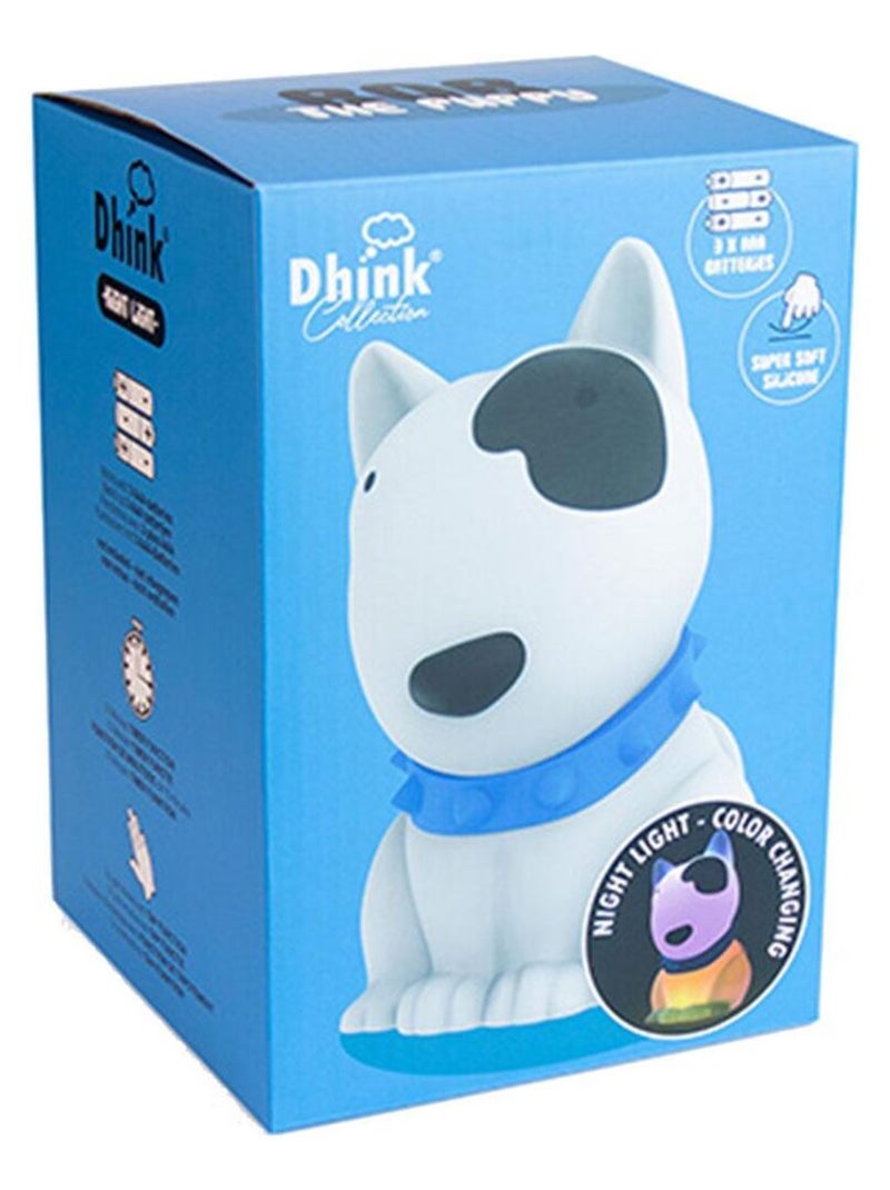 Veilleuse souple en silicone - Bob le chien Blanc - Kiabi