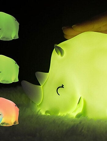 Veilleuse souple en silicone - Scott le Rhinocéros