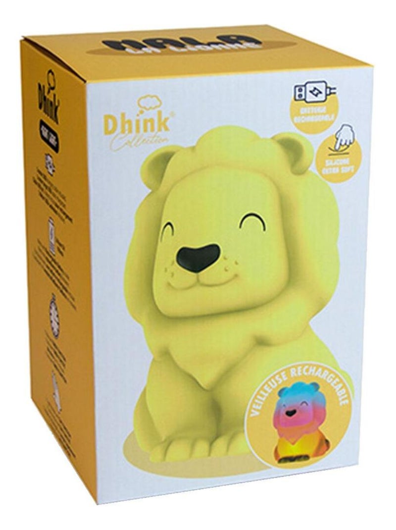 Veilleuse souple en silicone rechargeable Nala la lionne Jaune - Kiabi
