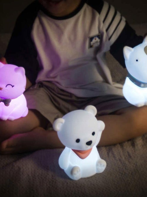 Veilleuse souple en silicone rechargeable Toto l'ourson - Kiabi