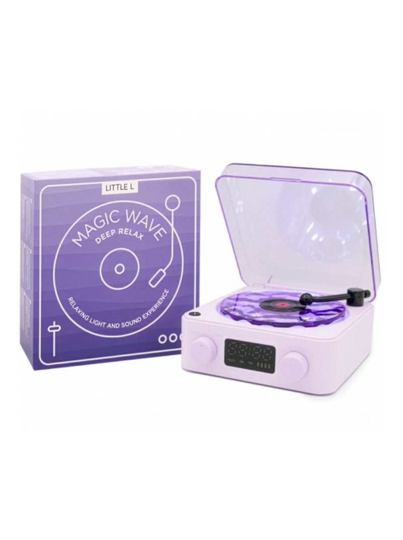 Veilleuse Tourne-disque sensoriel Magic Wave Little L Rose - Kiabi