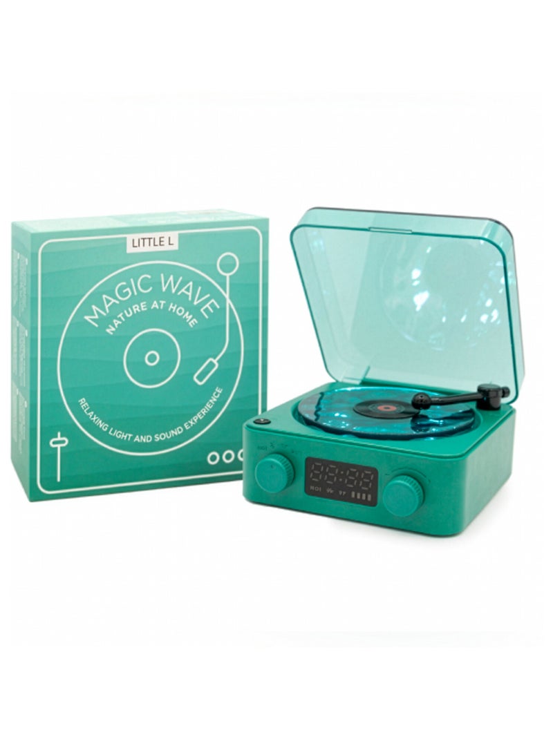 Veilleuse Tourne-disque sensoriel Magic Wave Little L Vert - Kiabi