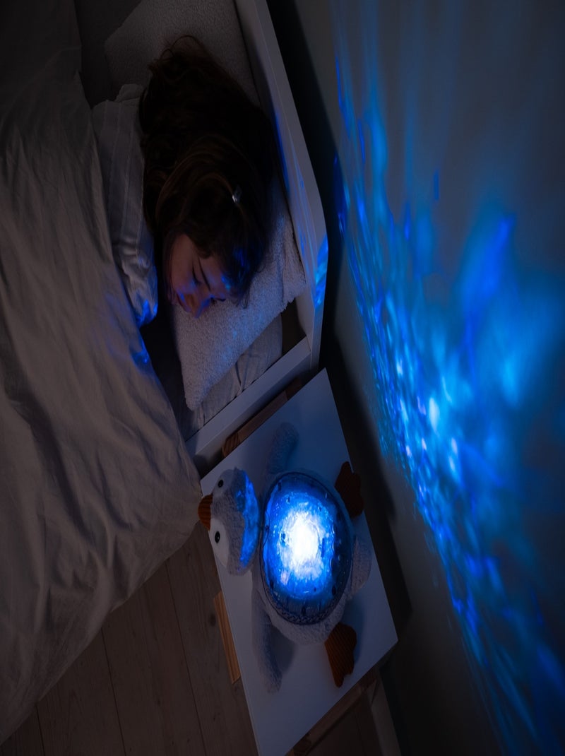 Veilleuse Tranquil Penguin rechargeable Gris - Kiabi