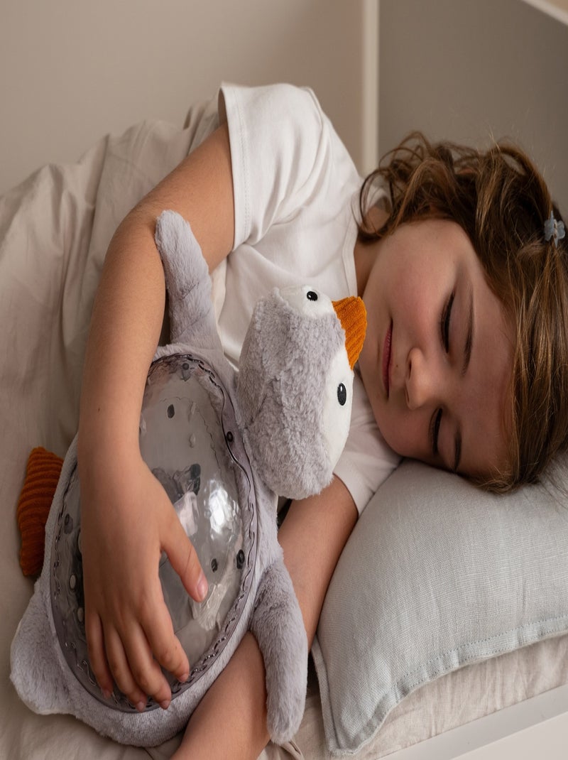 Veilleuse Tranquil Penguin rechargeable Gris - Kiabi