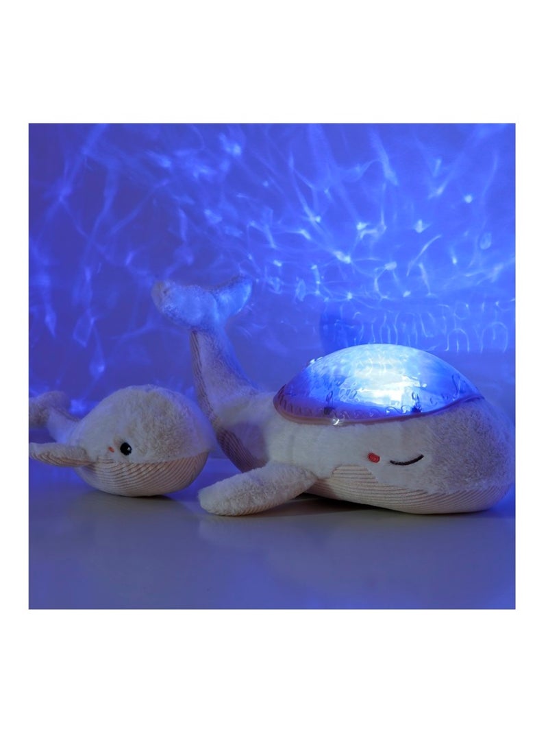 Veilleuse Tranquil Whale Family Blanc - Kiabi