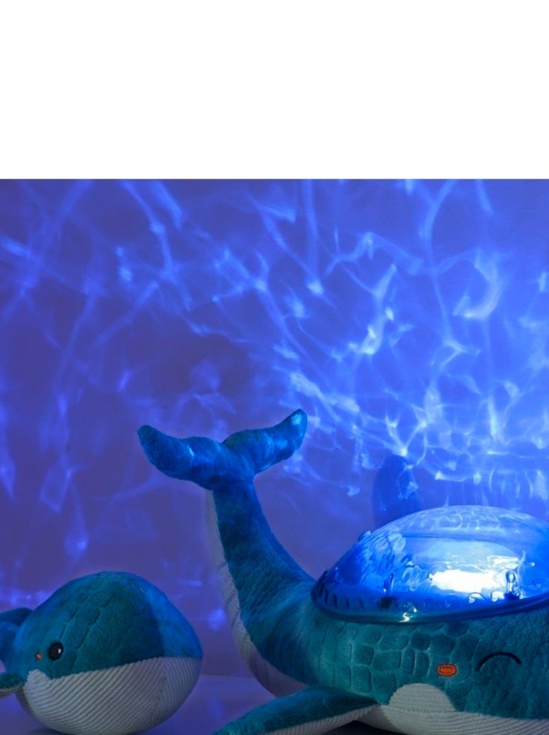 Veilleuse Tranquil Whale Family Bleu - Kiabi