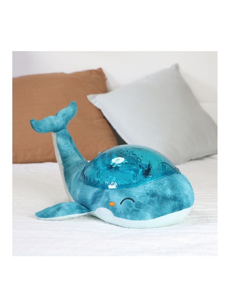 Veilleuse Tranquil Whale Family Bleu - Kiabi