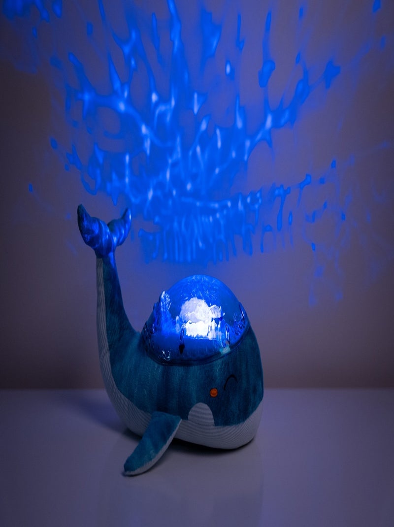 Veilleuse Tranquil Whale rechargeable Bleu - Kiabi