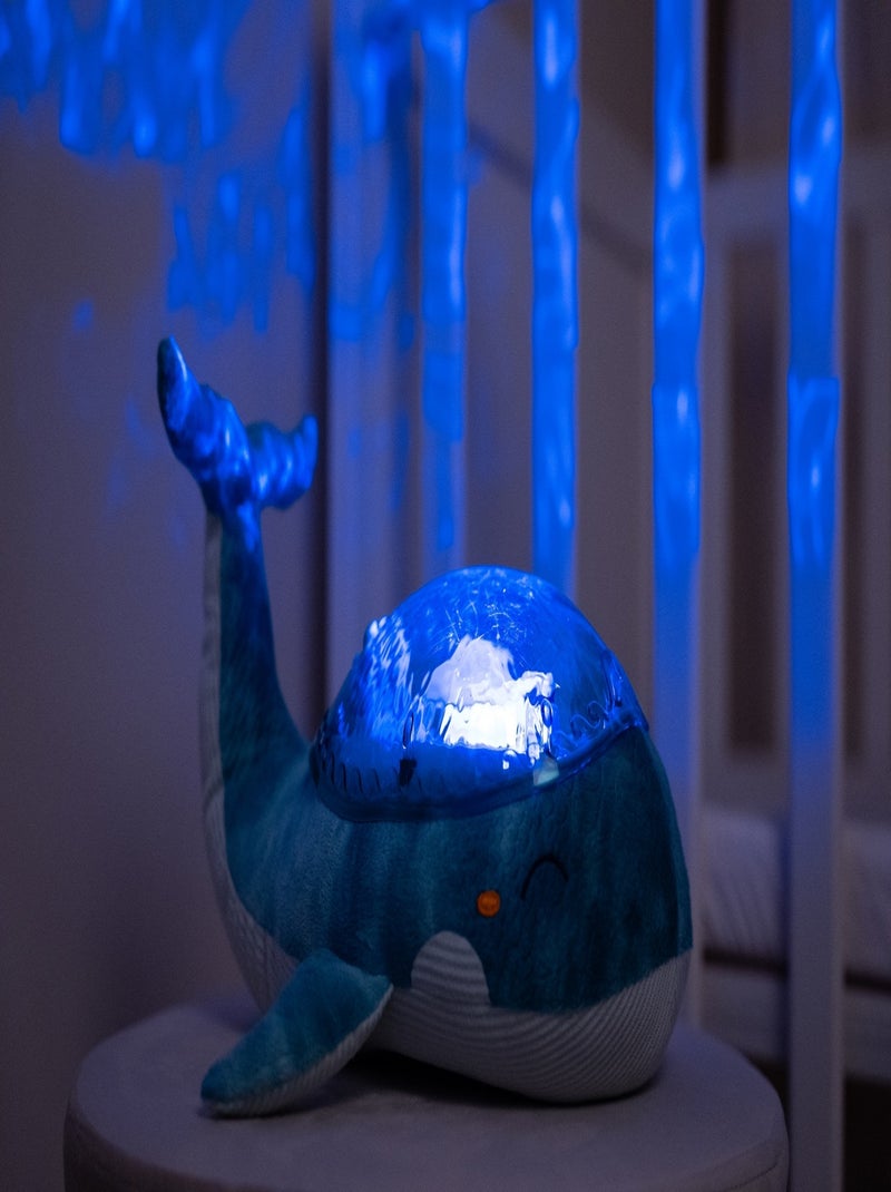Veilleuse Tranquil Whale rechargeable Bleu - Kiabi