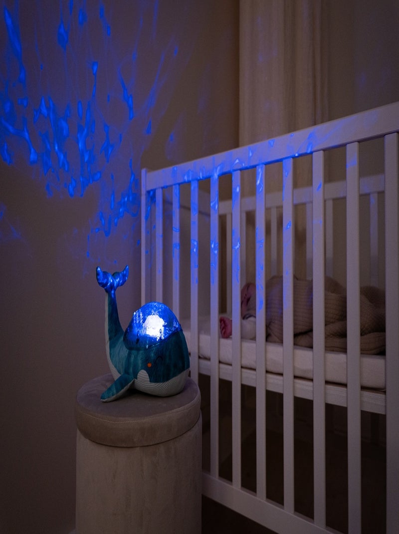 Veilleuse Tranquil Whale rechargeable Bleu - Kiabi