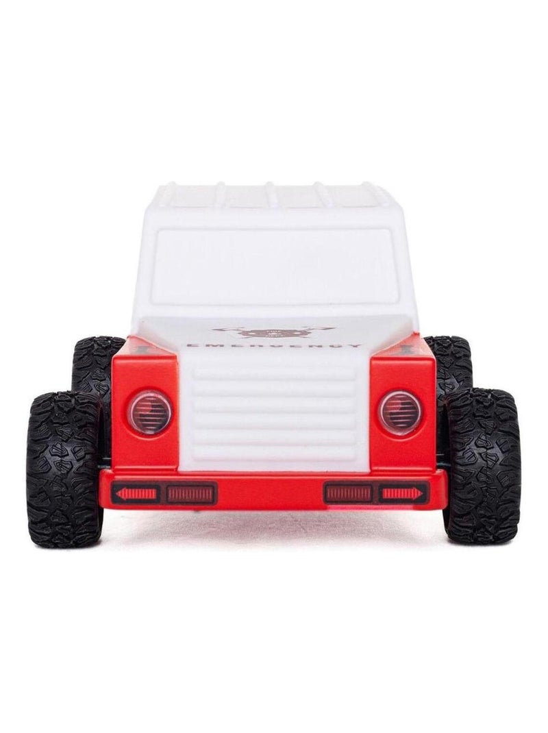 Veilleuse voiture de pompiers led Rouge - Kiabi