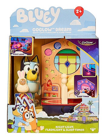 Veilleuse/Lampe torche et réveil éducatif - Bluey - La chambre de Bluey
