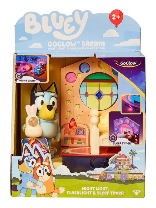 Veilleuse/Lampe torche et réveil éducatif - Bluey - La chambre de Bluey - Kiabi