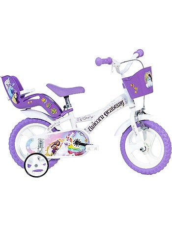 Vélo 12 pouces enfant licorne academy