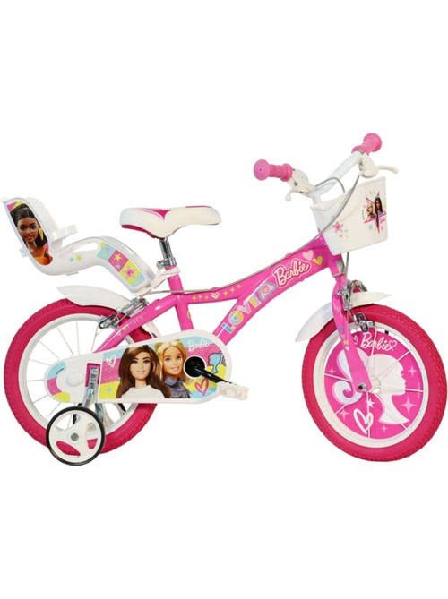 Vélo 14 pouces enfant barbie - Kiabi Vélo 14 pouces enfant barbie - Kiabi