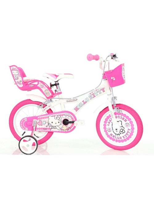 Vélo 14 pouces enfant hello kitty - Kiabi Vélo 14 pouces enfant hello kitty - Kiabi