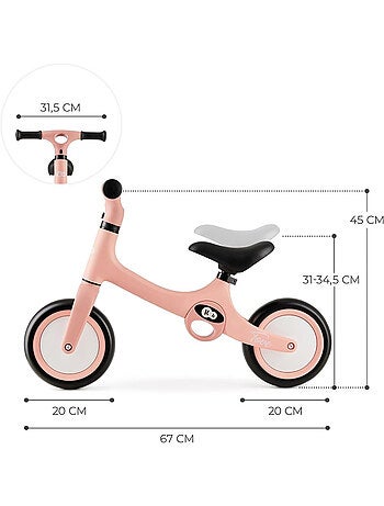 Velo d'equilibre leger selle et roues reglables