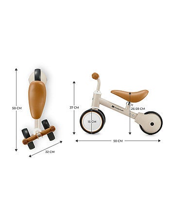Vélo Draisienne Kinderkraft CUTIE avec Selle Réglable, Roues EVA et Guidon Sécurisé