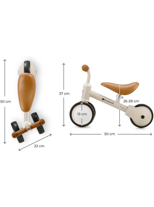 Vélo Draisienne Kinderkraft CUTIE avec Selle Réglable, Roues EVA et Guidon Sécurisé - Kiabi Vélo Draisienne Kinderkraft CUTIE avec Selle Réglable, Roues EVA et Guidon Sécurisé - Kiabi