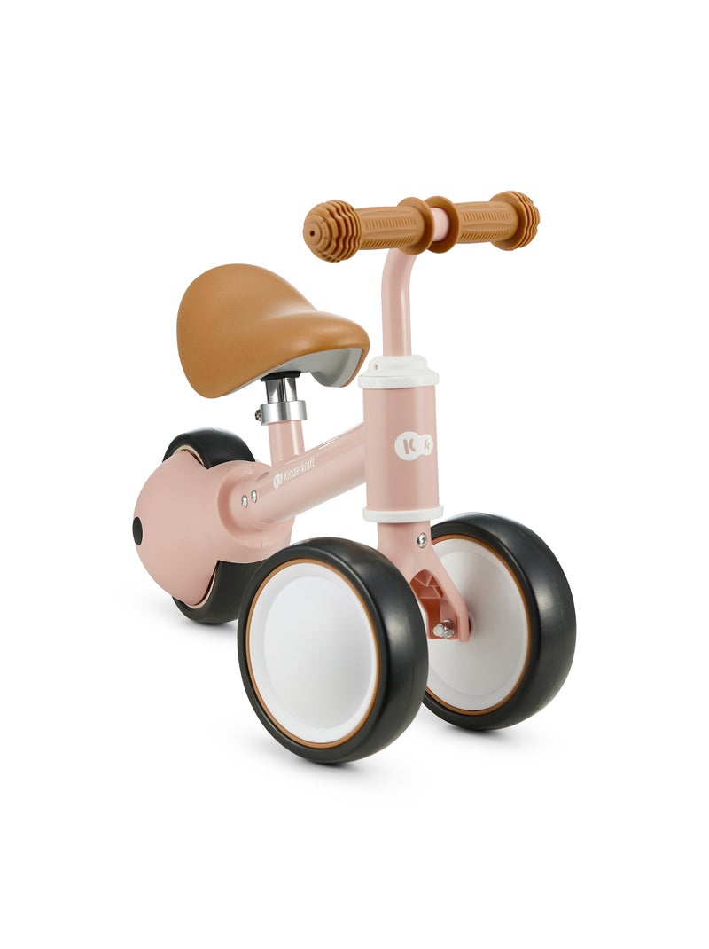 Vélo Draisienne Kinderkraft CUTIE avec Selle Réglable, Roues EVA et Guidon Sécurisé Rose - Kiabi