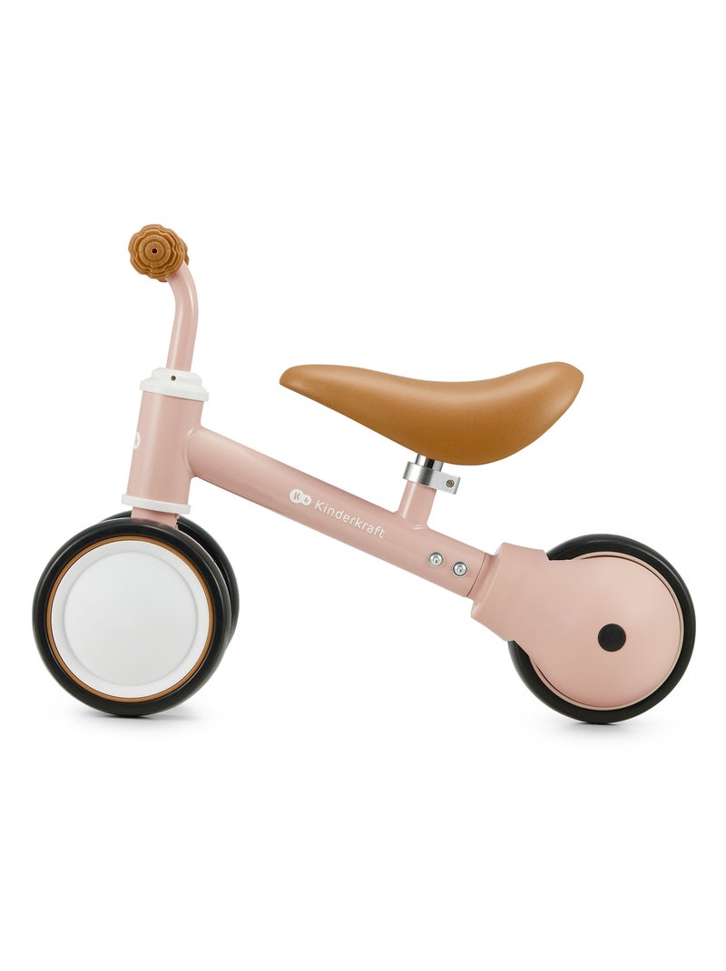 Vélo Draisienne Kinderkraft CUTIE avec Selle Réglable, Roues EVA et Guidon Sécurisé Rose - Kiabi
