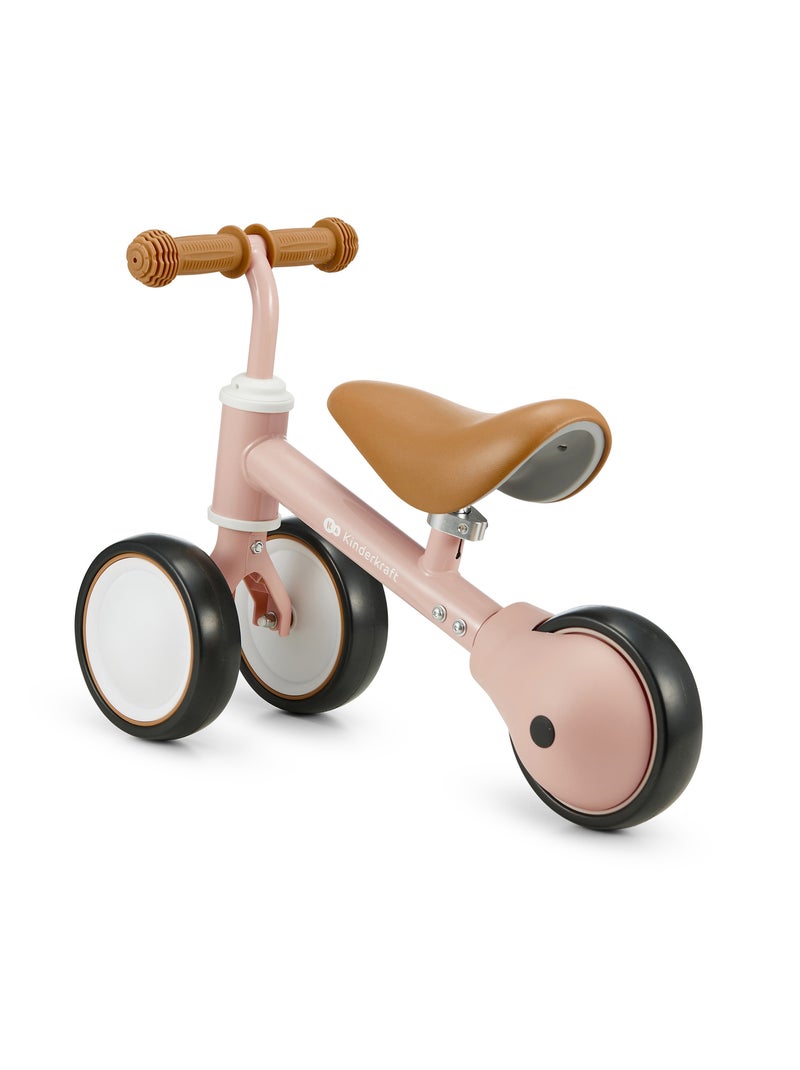 Vélo Draisienne Kinderkraft CUTIE avec Selle Réglable, Roues EVA et Guidon Sécurisé Rose - Kiabi