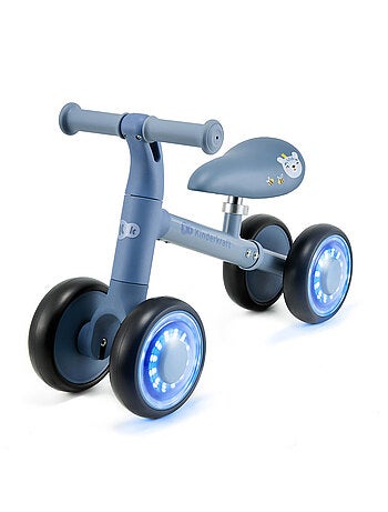 Vélo Draisienne Kinderkraft CUTIE FLASH avec Roues LED RGB, Selle Réglable et Cadre Acier